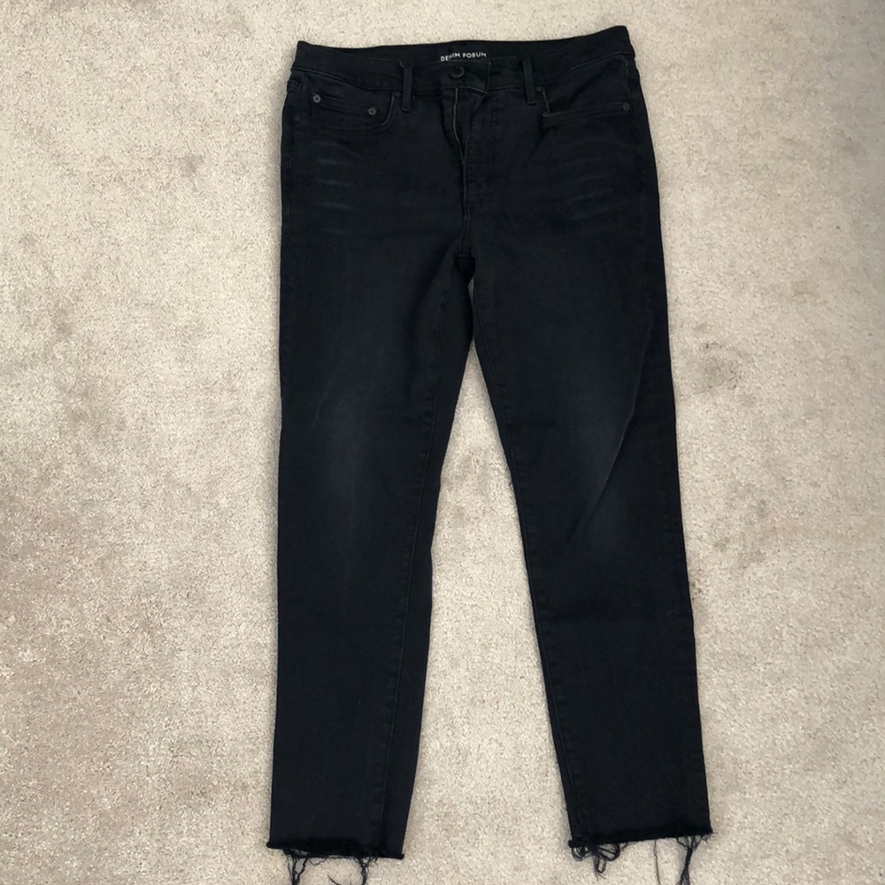 High Waisted Black Jeans